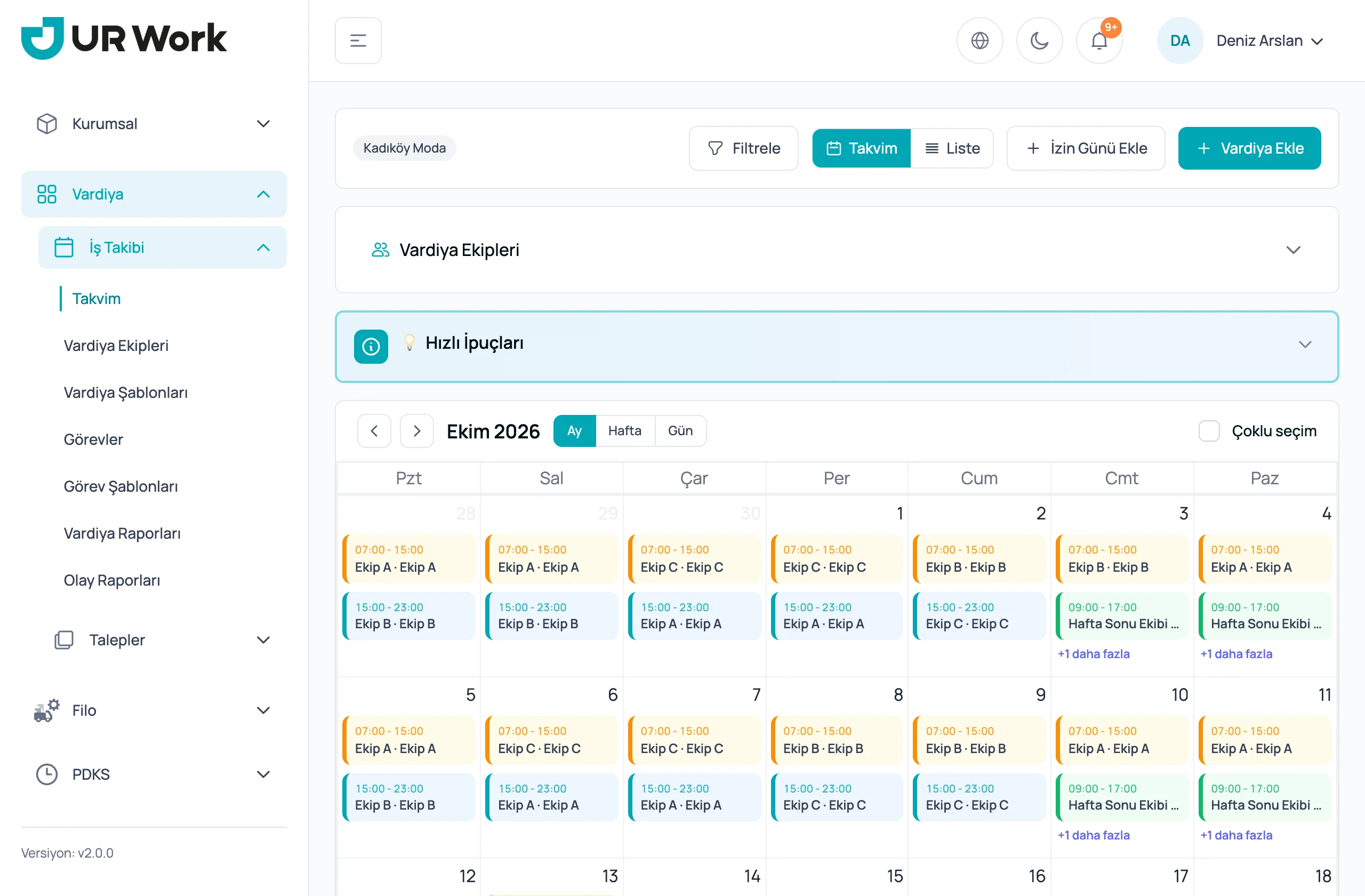 Shift Management for Retail